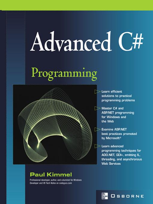 Title details for Advanced C# Programming by Paul Kimmel - Available